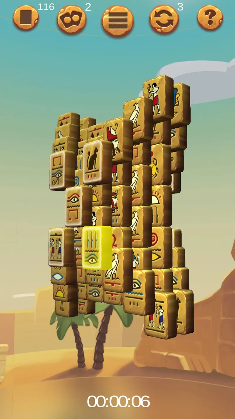 Captura de ecrã 2 de Doubleside Mahjong Cleopatra 2