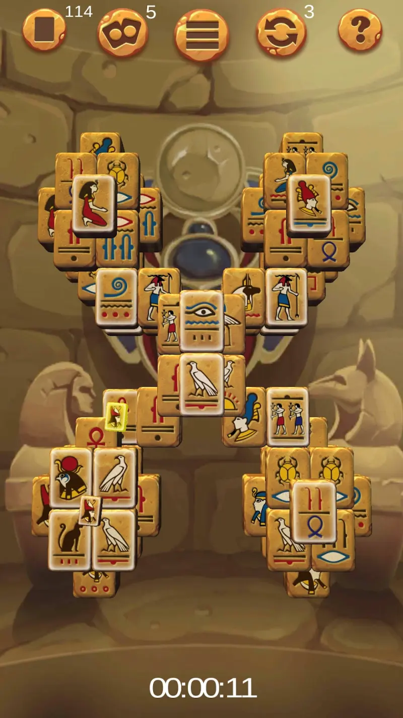 Captura de ecrã 3 de Doubleside Mahjong Cleopatra 2