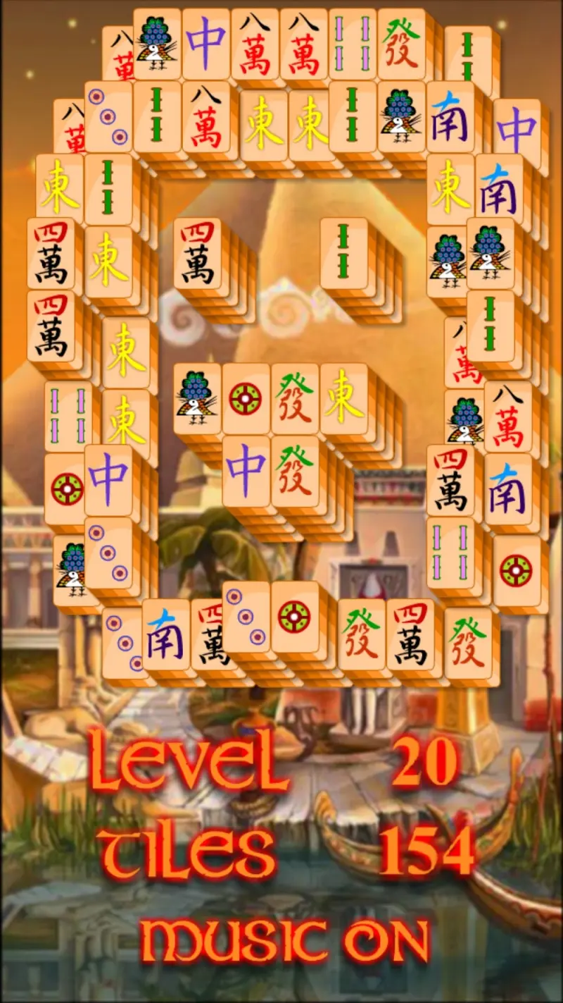 Captura de ecrã 3 de Mahjong solitaire de Egipto