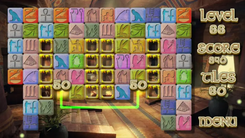 Captura de ecrã 3 de Mistério Pyramid Solitaire