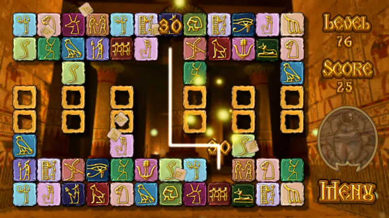 Captura de ecrã 1 de Pyramid Quest — Matching Tiles