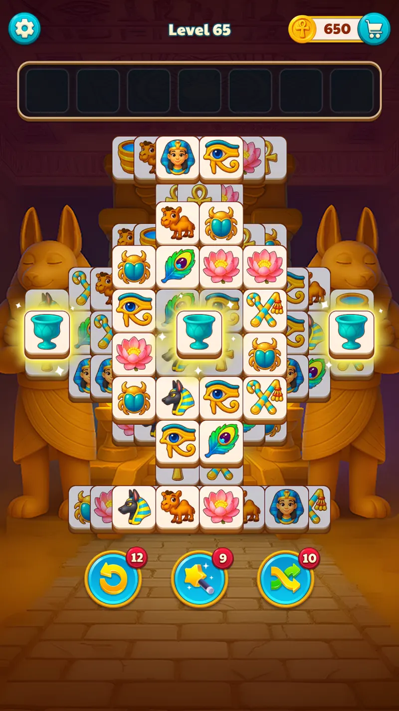Captura de ecrã 3 de Tile Pyramid: Missão Match